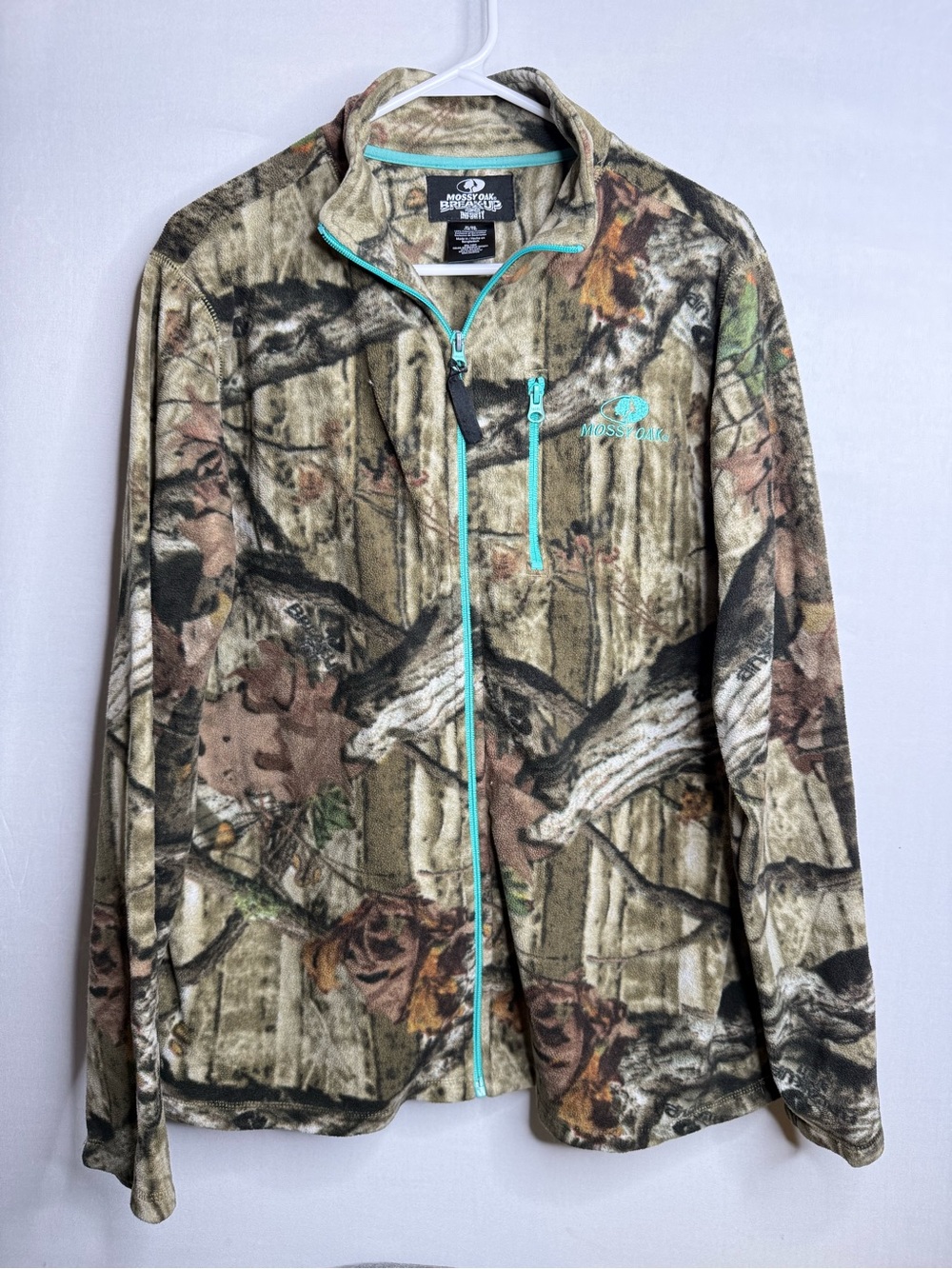 Mossy Oak women's fleece jacket with camouflage print XL A8 404